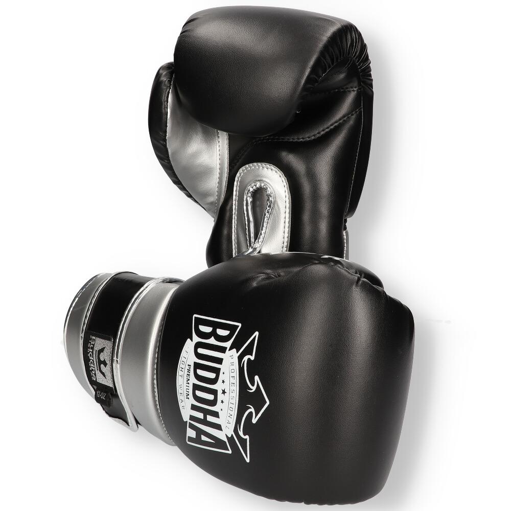 Muay Thai Kick Boxing Boxing Gloves Buddha Pro Gel Black – Buddha Fight Wear